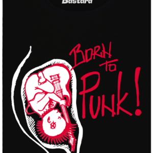 Born to Punk černé dámské tričko