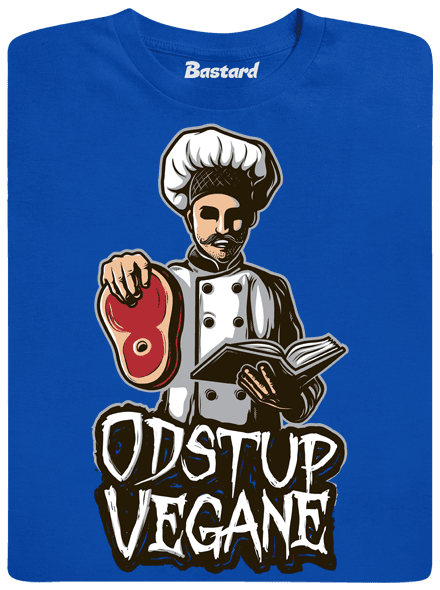 Odstup vegane modré pánské tričko