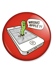 Velká placka Wrong Apple