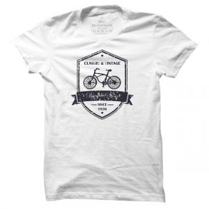 Cyklistické tričko Vintage Bicycle Store pro muže
