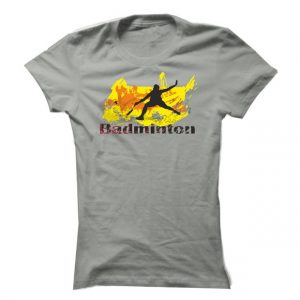 Dámské badmintonové tričko Badminton Abstract