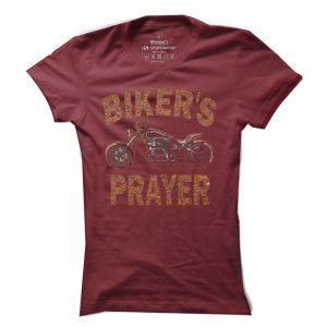 Dámské bikerské tričko Bikers prayer