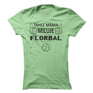 Dámské floorbalové tričko Floorbalová máma