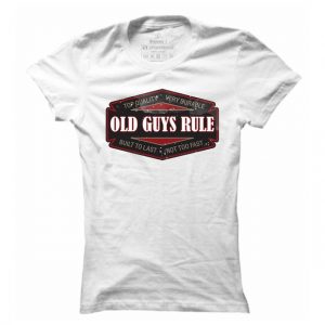 Dámské moto tričko Old guys rule - badge