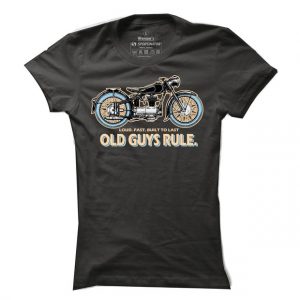 Dámské motorkářské tričko Old guys rule