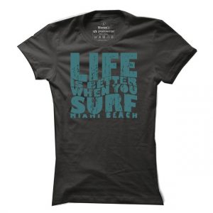 Dámské surfové tričko Surf Better Life