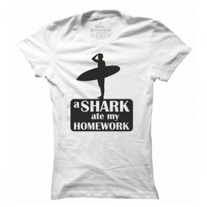 Dámské surfové tričko aShark
