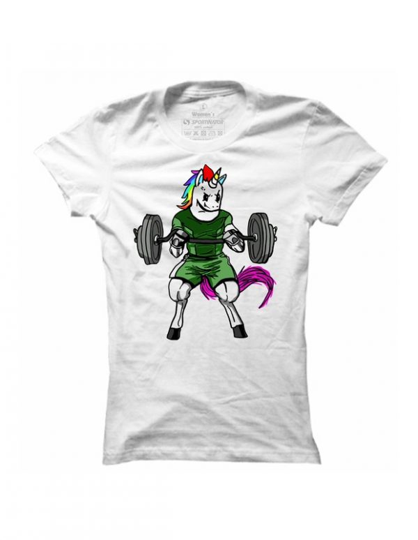 Dámské tričko na fitness Lifting Unicorn