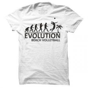 Pánské beachvolejbalové tričko Beach Volleyball evoluce