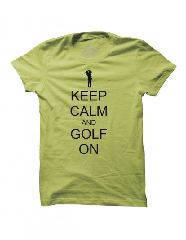 Pánské golfové tričko Keep calm - golf