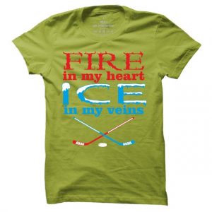 Pánské hokejové tričko Fire and ice