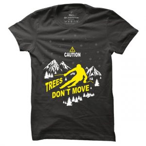 Pánské lyžařské tričko Trees don´t move