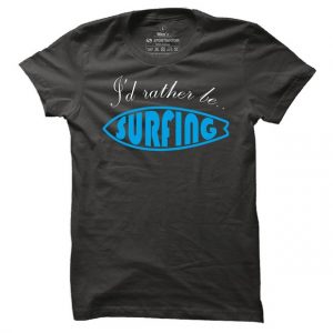 Pánské surfové tričko Id rather be Surfing