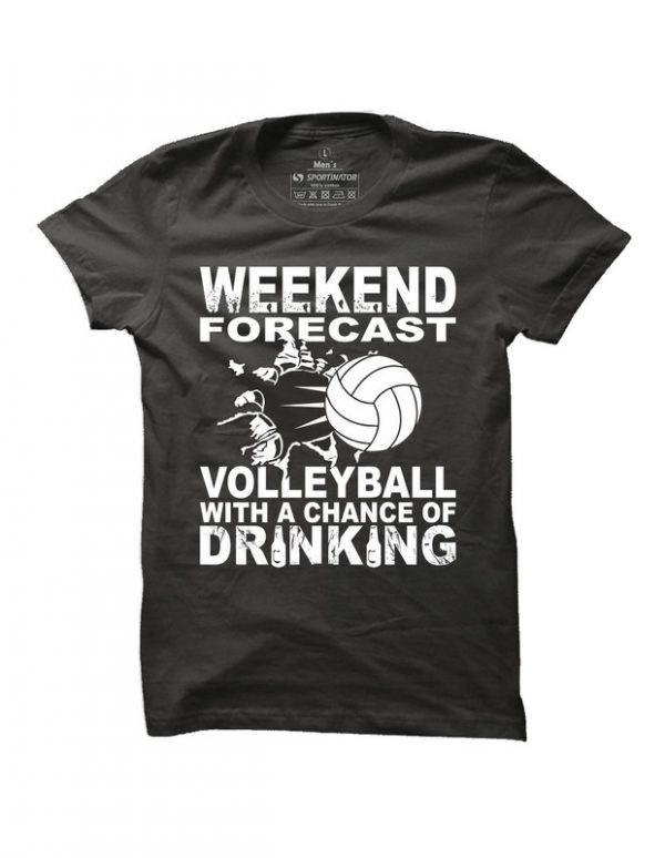 Volejbalové tričko Weekend forecast pro muže