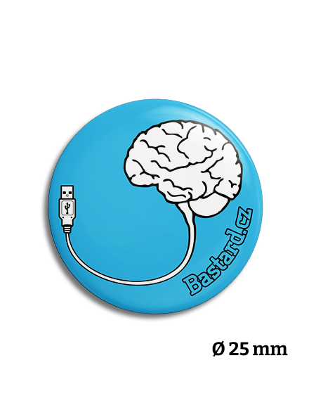 Placka USB mozek