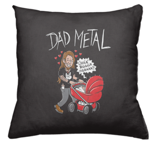 Dad metal polštář