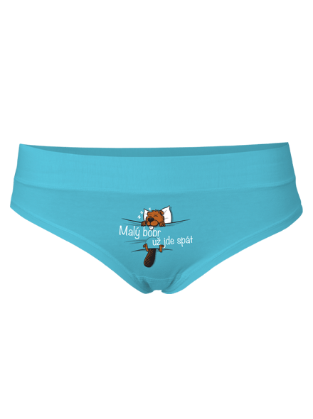 Malý bobr - modré kalhotky