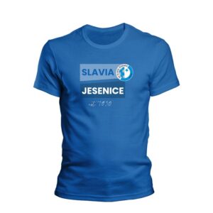 Pánské modré tričko SK Slavia Jesenice - est. 1930