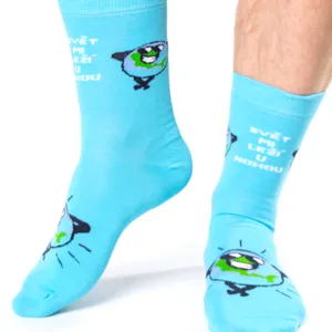 Svět mi leží u nohou ponožky