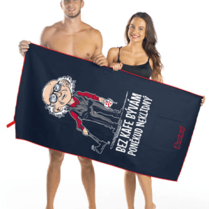 Neklidný bez kafe rychleschnoucí osuška