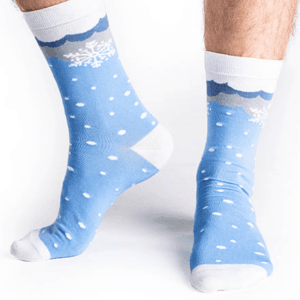 Počasí sněžení ponožky