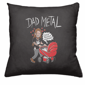 Dad metal polštář